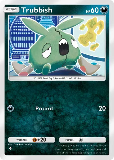 Trubbish - CelestialGuardians - Pokémon Pocket Card