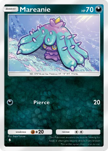 Mareanie - CelestialGuardians - Pokémon Pocket Card