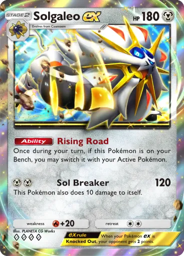Solgaleo ex - CelestialGuardians - Pokémon Pocket Card