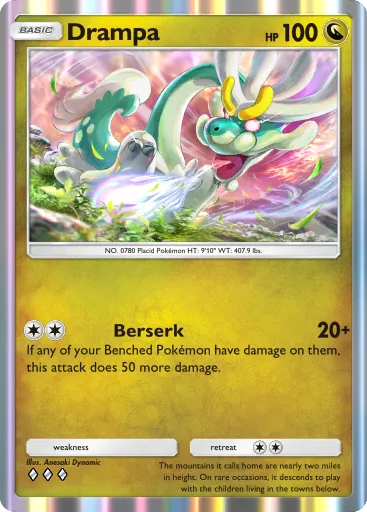 Drampa - CelestialGuardians - Pokémon Pocket Card
