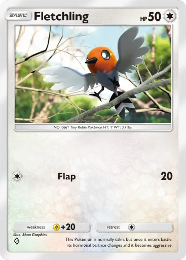 Fletchling - CelestialGuardians - Pokémon Pocket Card