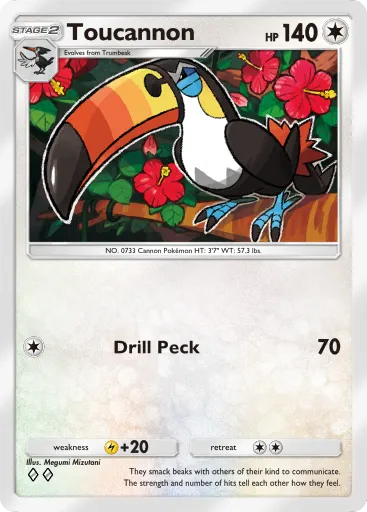 Toucannon - CelestialGuardians - Pokémon Pocket Card
