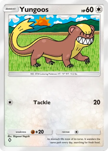 Yungoos - CelestialGuardians - Pokémon Pocket Card