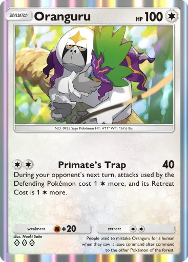 Oranguru - CelestialGuardians - Pokémon Pocket Card