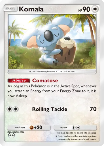 Komala - CelestialGuardians - Pokémon Pocket Card