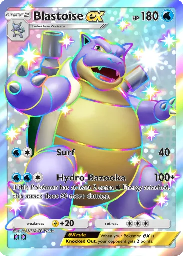 Blastoise ex - CelestialGuardians - Pokémon Pocket Card