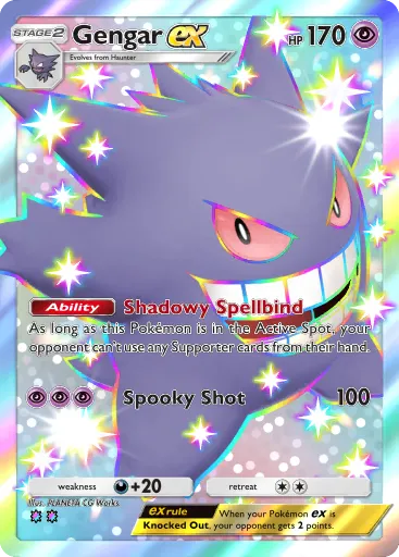 Gengar ex - CelestialGuardians - Pokémon Pocket Card