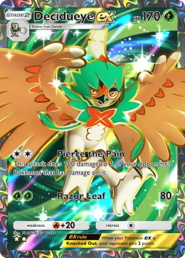 Decidueye ex - CelestialGuardians - Pokémon Pocket Card