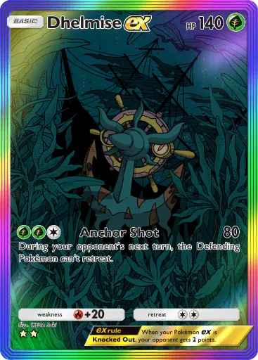 Dhelmise ex - CelestialGuardians - Pokémon Pocket Card