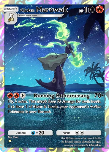 Alolan Marowak - CelestialGuardians - Pokémon Pocket Card