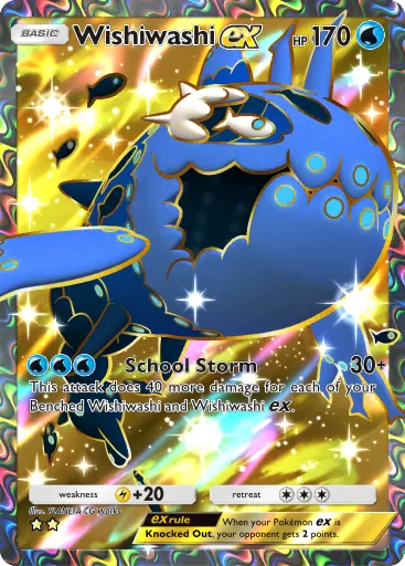 Wishiwashi ex - CelestialGuardians - Pokémon Pocket Card