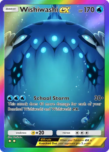 Wishiwashi ex - CelestialGuardians - Pokémon Pocket Card