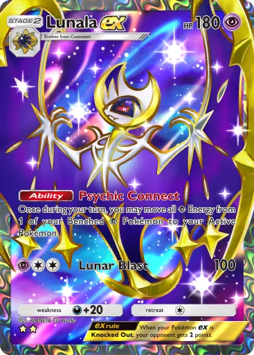 Lunala ex - CelestialGuardians - Pokémon Pocket Card