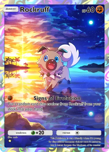 Rockruff - CelestialGuardians - Pokémon Pocket Card
