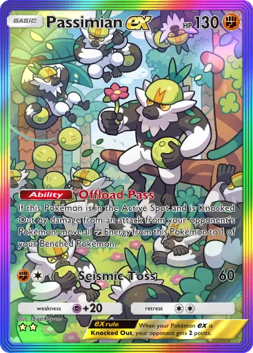 Passimian ex - CelestialGuardians - Pokémon Pocket Card