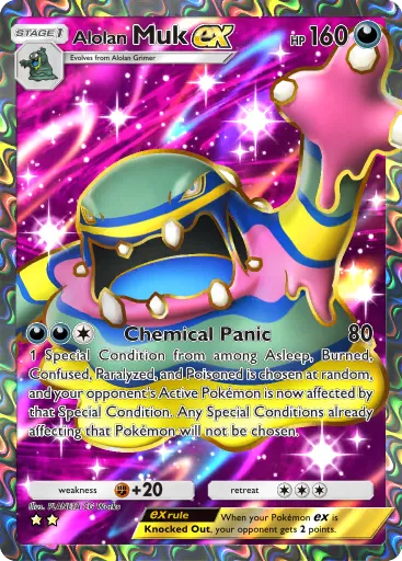 Alolan Muk ex - CelestialGuardians - Pokémon Pocket Card