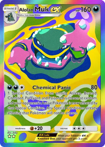 Alolan Muk ex - CelestialGuardians - Pokémon Pocket Card