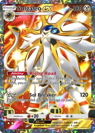 Solgaleo ex - CelestialGuardians - Pokémon Pocket Card