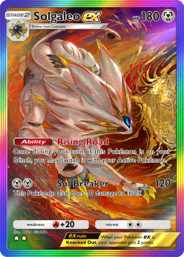 Solgaleo ex - CelestialGuardians - Pokémon Pocket Card