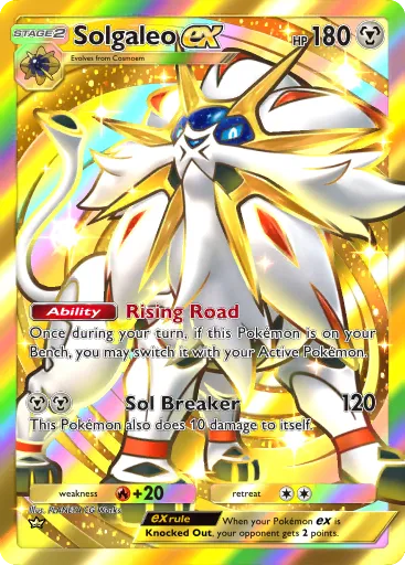 Solgaleo ex - CelestialGuardians - Pokémon Pocket Card