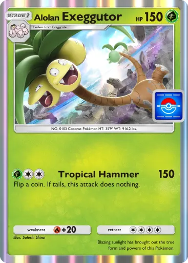 Alolan Exeggutor - PromoA - Pokémon Pocket Card