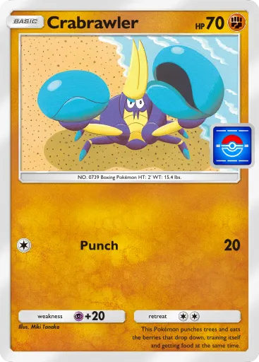 Crabrawler - PromoA - Pokémon Pocket Card