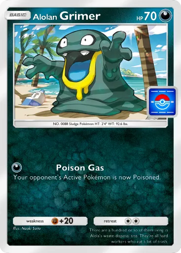 Alolan Grimer - PromoA - Pokémon Pocket Card