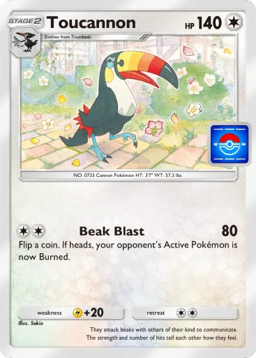 Toucannon - PromoA - Pokémon Pocket Card