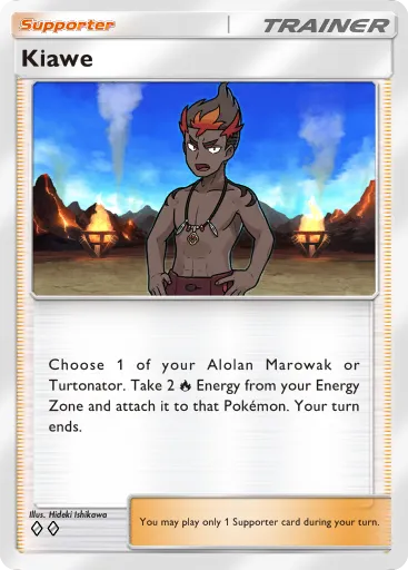 Kiawe - CelestialGuardians - Pokémon Pocket Card