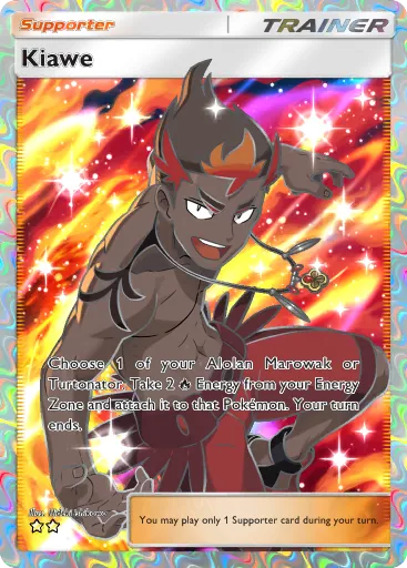 Kiawe - CelestialGuardians - Pokémon Pocket Card