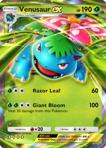 Venusaur ex - GeneticApex - Pokémon Pocket Card