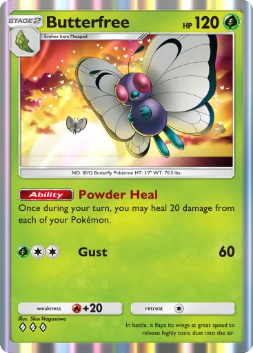 Butterfree - GeneticApex - Pokémon Pocket Card