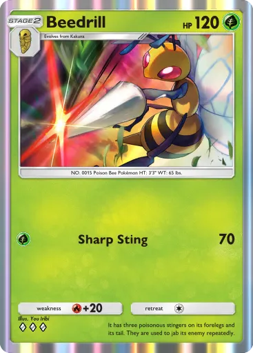 Beedrill - GeneticApex - Pokémon Pocket Card