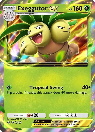 Exeggutor ex - DeluxePackEx - Pokémon Pocket Card