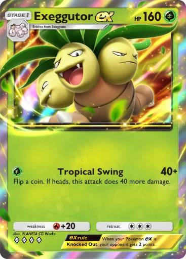 Exeggutor ex - GeneticApex - Pokémon Pocket Card