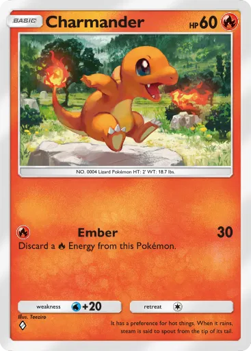 Charmander - GeneticApex - Pokémon Pocket Card