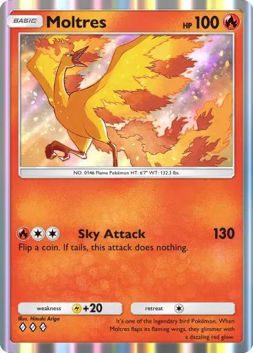 Moltres - GeneticApex - Pokémon Pocket Card