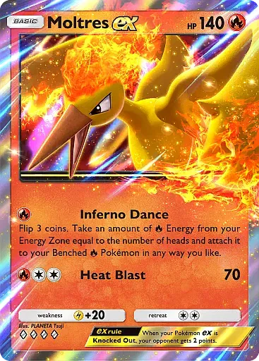 Moltres ex - DeluxePackEx - Pokémon Pocket Card