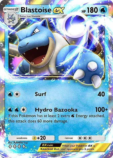 Blastoise ex - DeluxePackEx - Pokémon Pocket Card