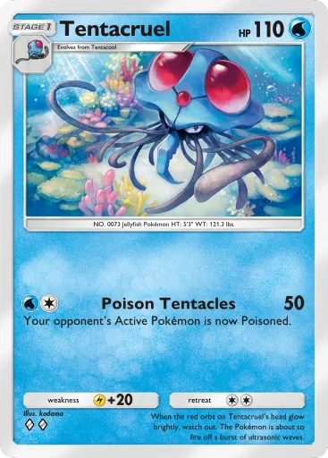 Tentacruel - GeneticApex - Pokémon Pocket Card