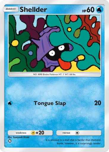 Shellder - GeneticApex - Pokémon Pocket Card