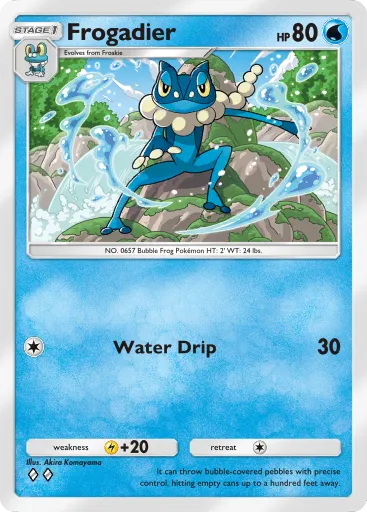 Frogadier - GeneticApex - Pokémon Pocket Card