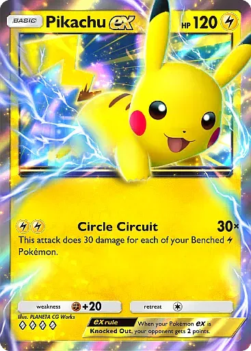 Pikachu ex - DeluxePackEx - Pokémon Pocket Card