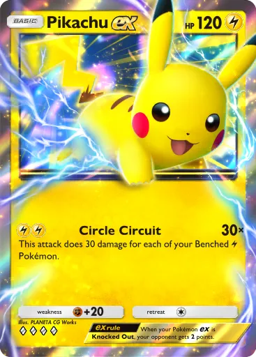 Pikachu ex - GeneticApex - Pokémon Pocket Card