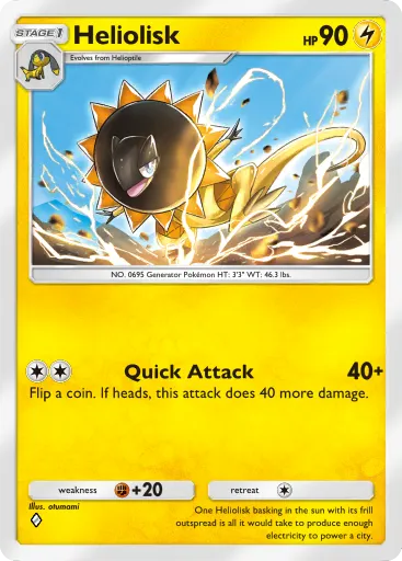 Heliolisk - GeneticApex - Pokémon Pocket Card