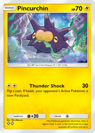 Pincurchin - GeneticApex - Pokémon Pocket Card