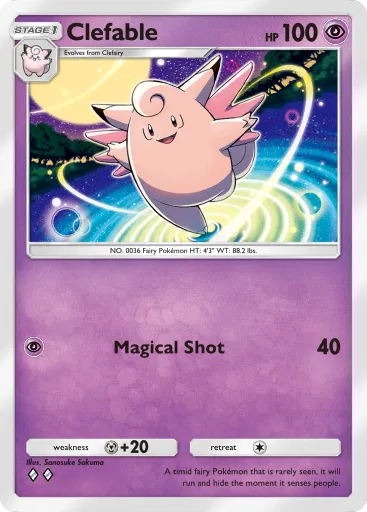 Clefable - GeneticApex - Pokémon Pocket Card