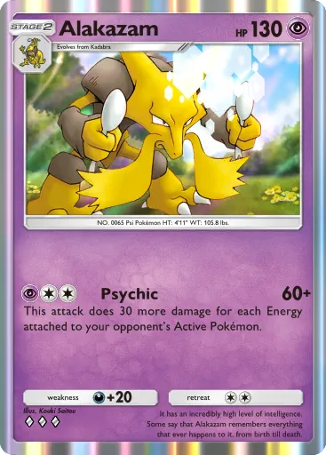 Alakazam - GeneticApex - Pokémon Pocket Card