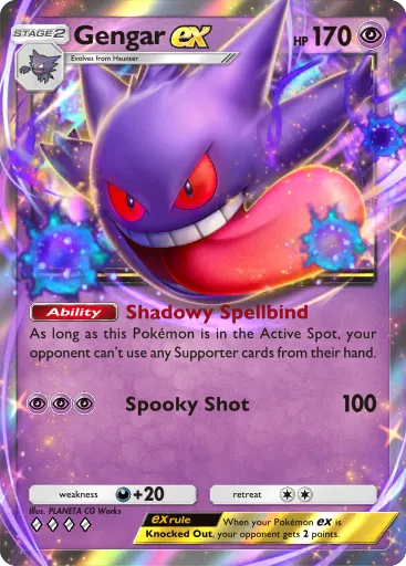 Gengar ex - GeneticApex - Pokémon Pocket Card