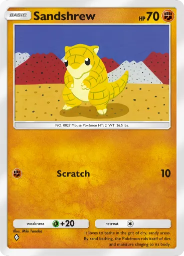 Sandshrew - GeneticApex - Pokémon Pocket Card
